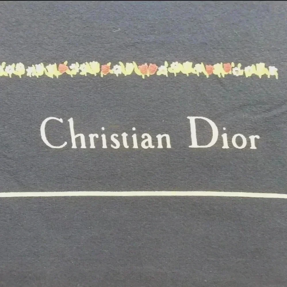 Christian Dior 100% Silk Scarf 30x30 - Picture 4 of 6
